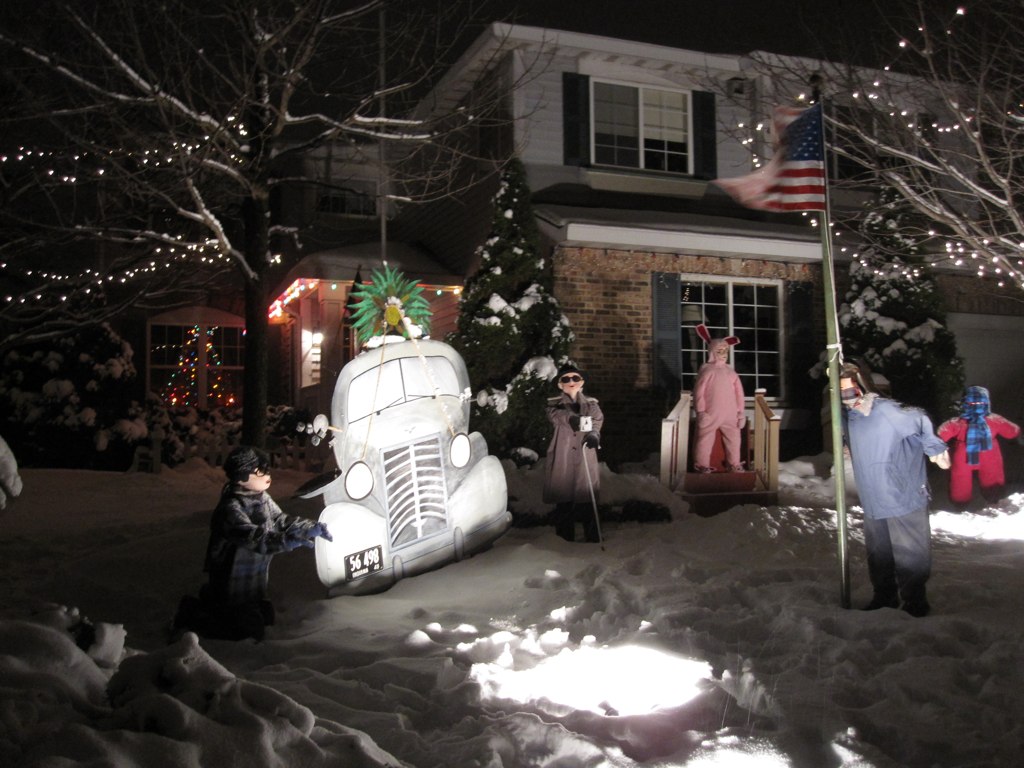 "A Christmas Story" Yard Display Ellen Bulger Flickr
