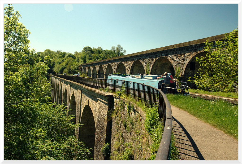 Chirk Aqueduct and Railway Viaduct Telford's Aqueduct at C… Flickr