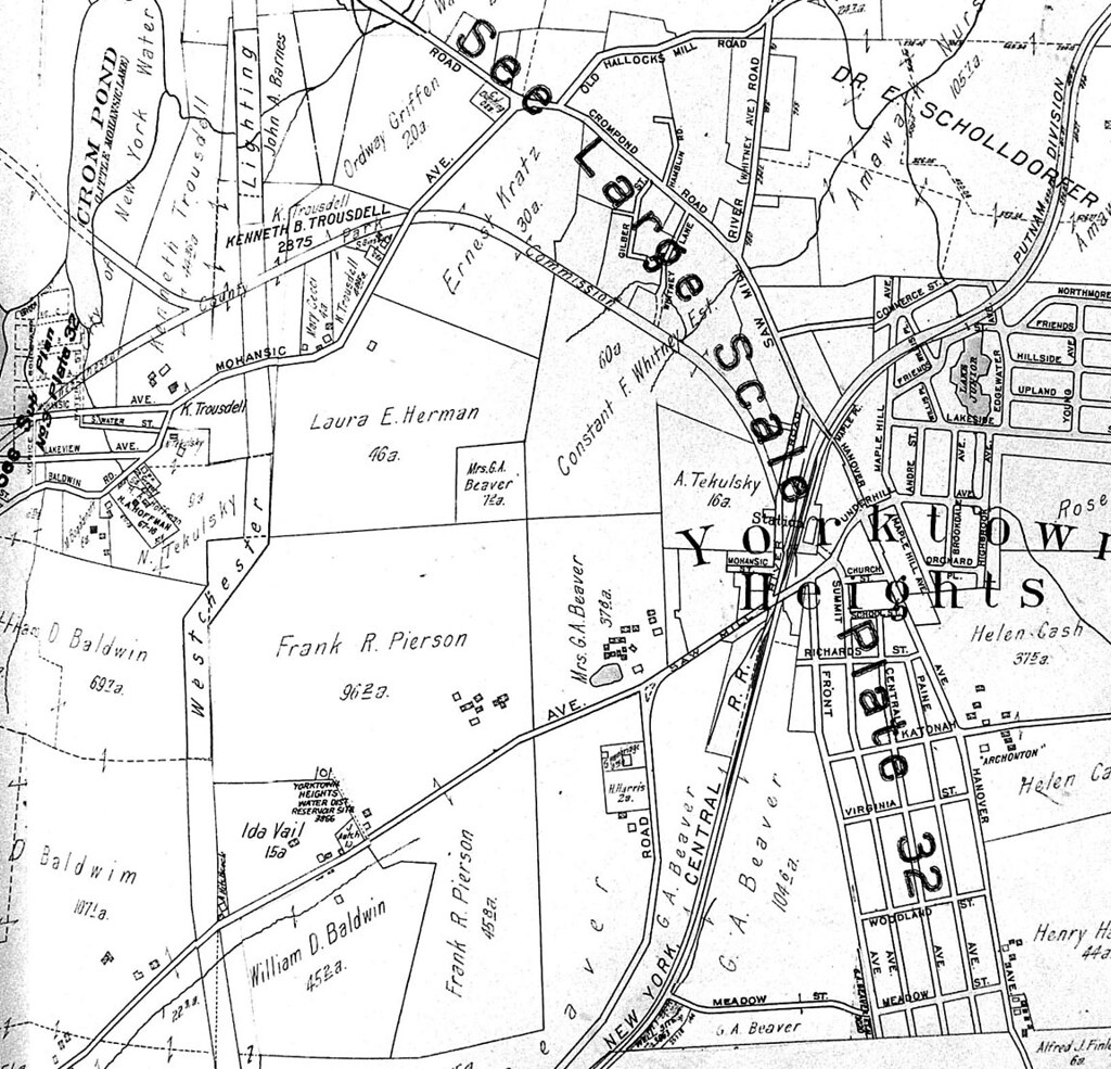 Yorktown Heights, NY, 1930 The right of way of the Mohansi… Flickr