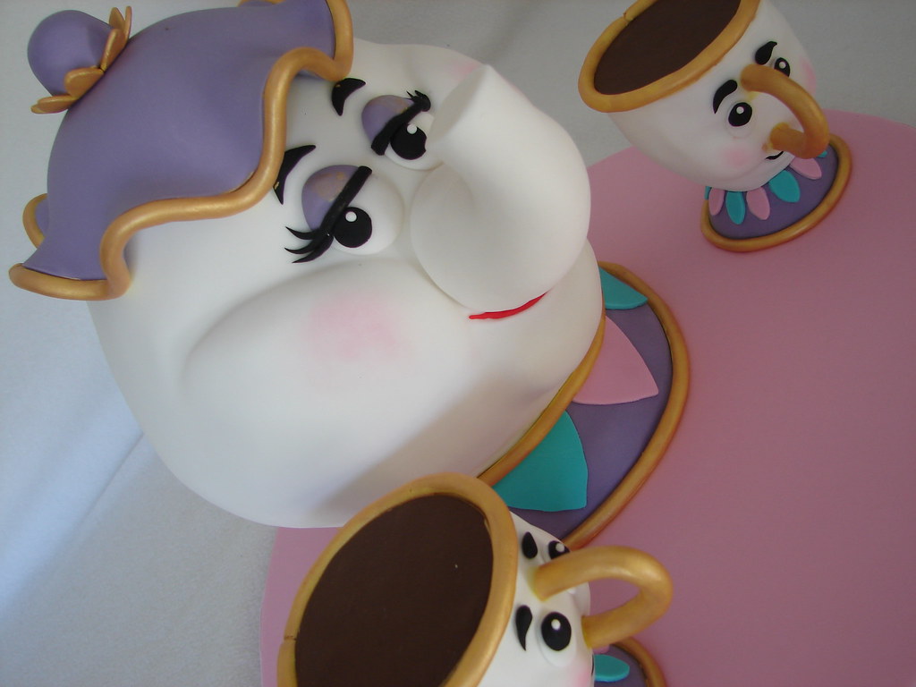 Beauty and the Beast Tea Pot cake Minerva Reyes Flickr