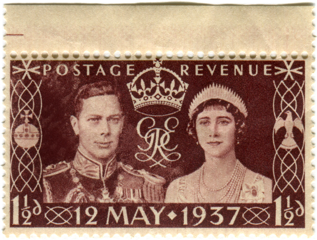 Great Britain stamp King VI coronation c. 1937, in… Flickr
