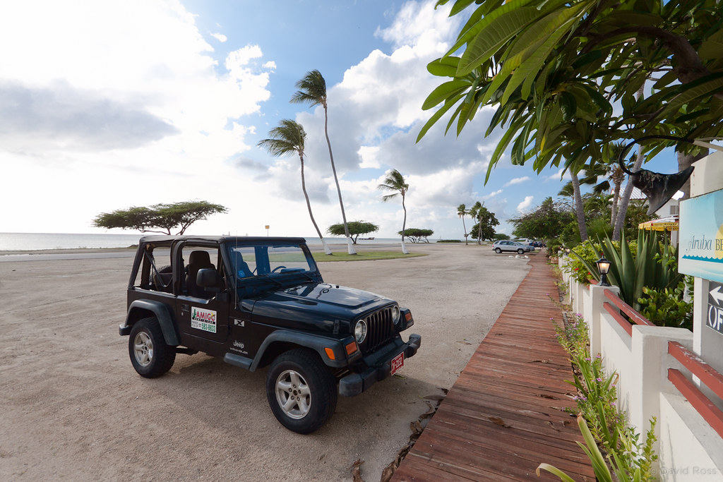 The jeep we rented in Aruba Amigos car rental r0sss Flickr