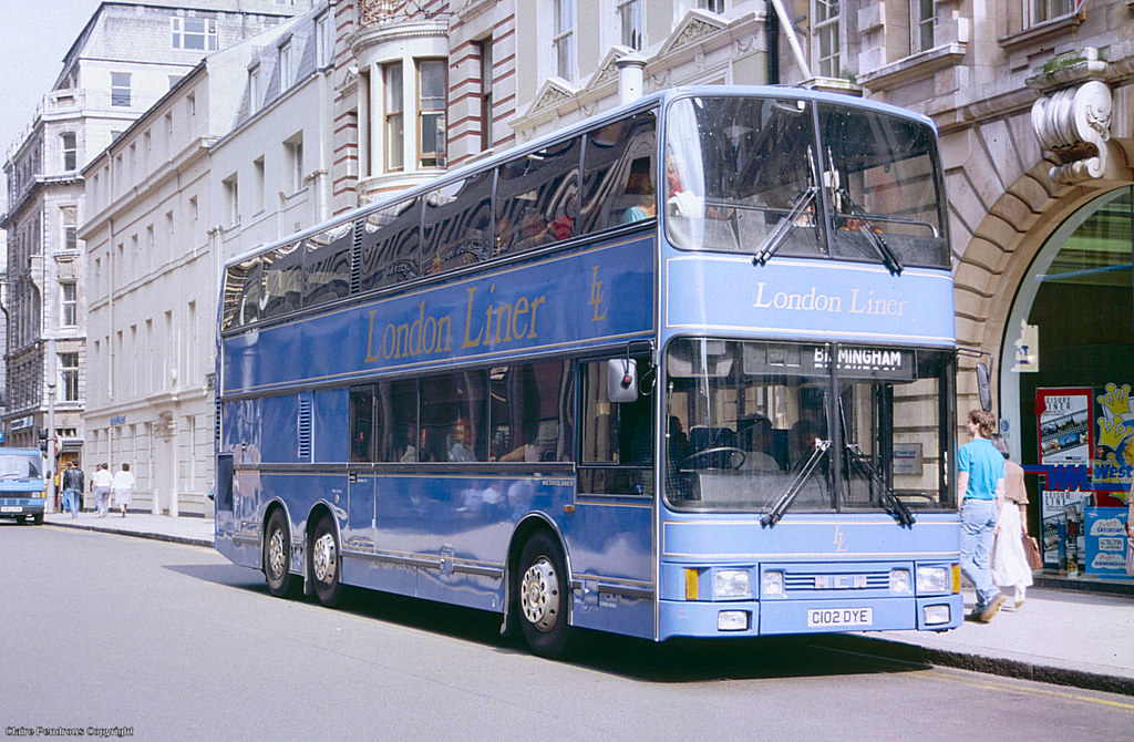 London Liner Service, Colmore Row, Birmingham 1988 Flickr