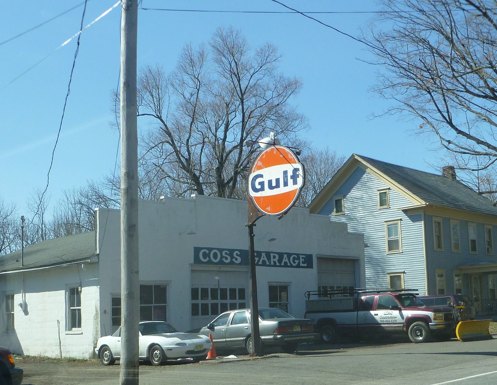 Coss Garage Gulf Annandale, NJ, on Hunterdon County Route … Flickr