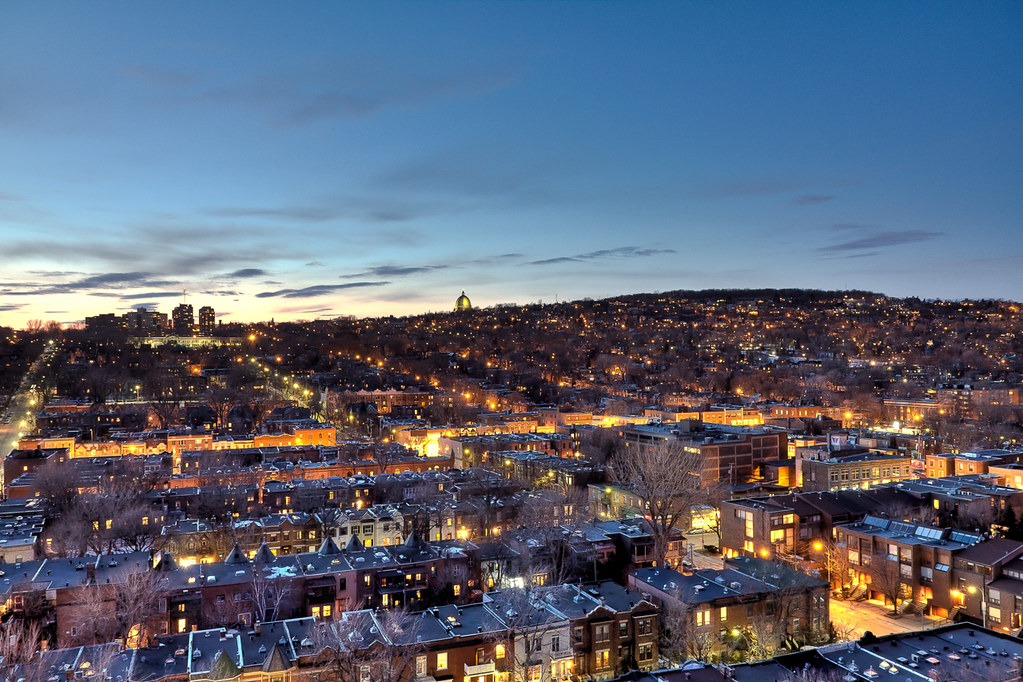 Westmount Dusk HDR City lights up as the sun dies down. Gr… Flickr