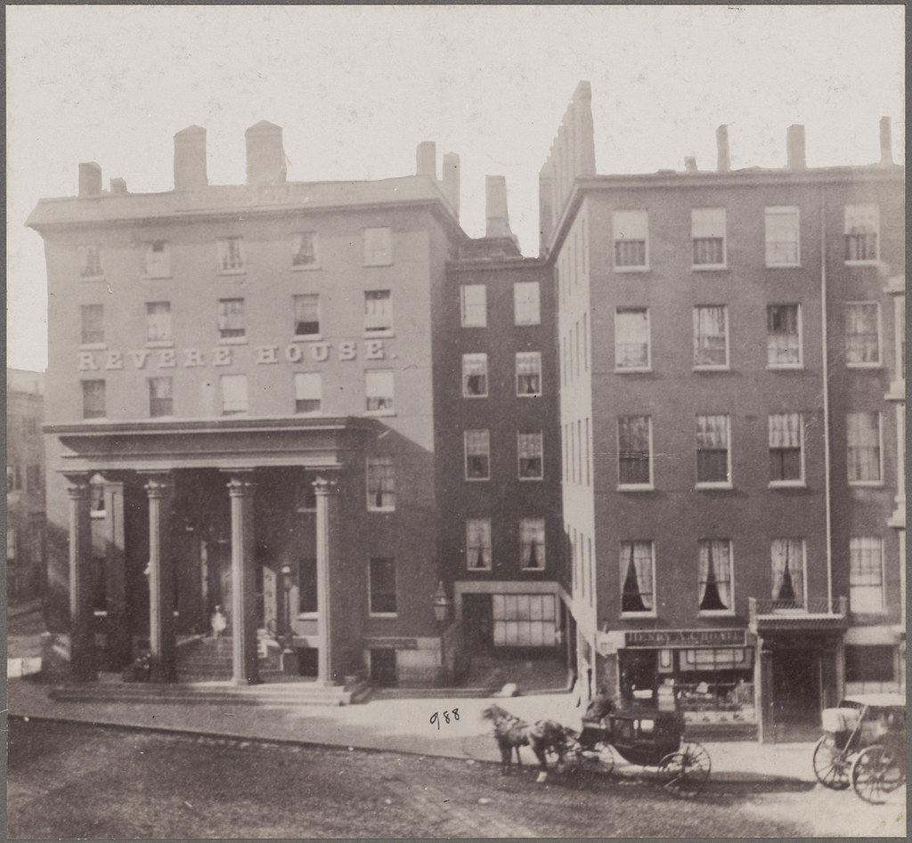 Boston, Massachusetts. Revere House, Bowdoin Square Flickr
