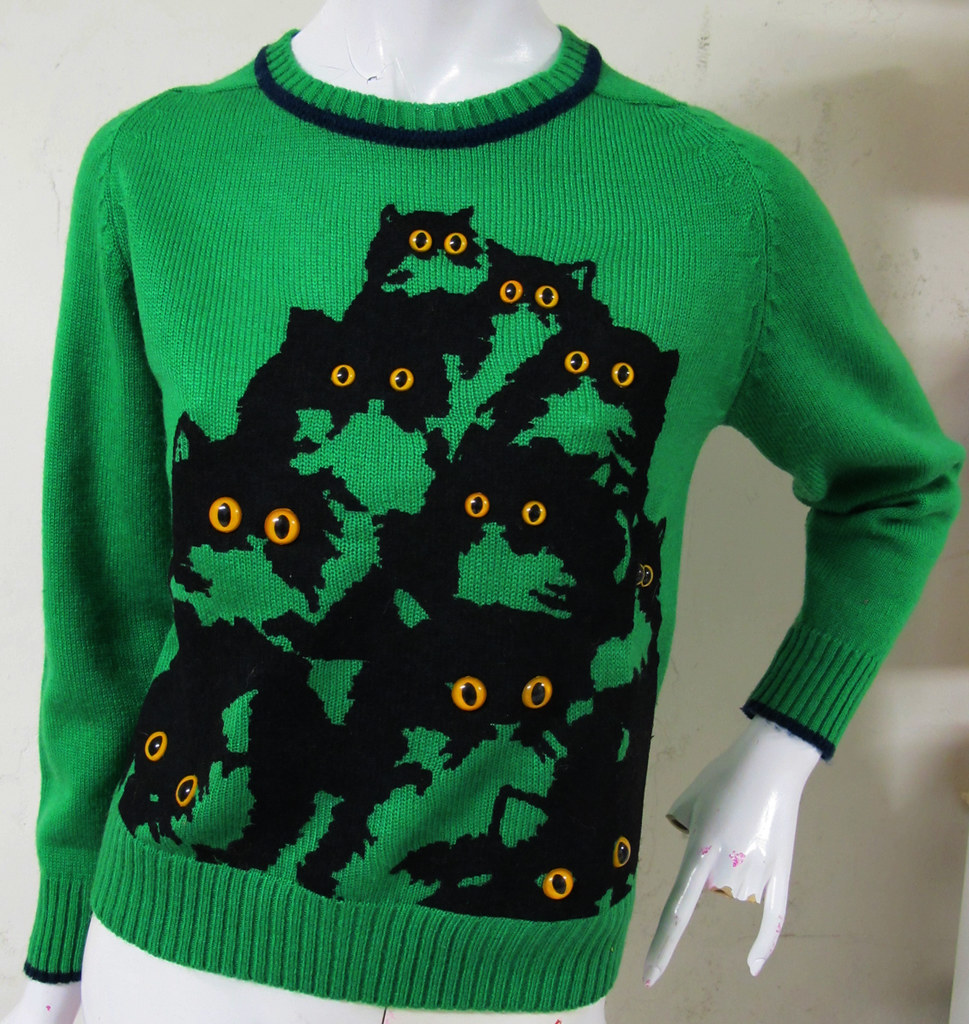 Cat Sweater Crazy Cat Sweater by Pretty Snake! www.etsy.co… Flickr