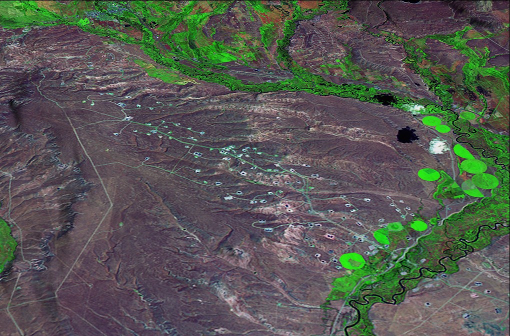 Pinedale Anticline Natural Gas Field, 3D perspective view … Flickr