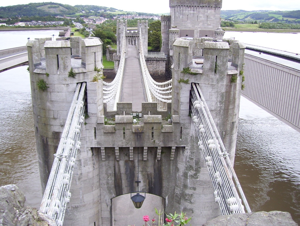 Conwy Suspension Bridge Die Conwy Suspension Bridge war di… Flickr