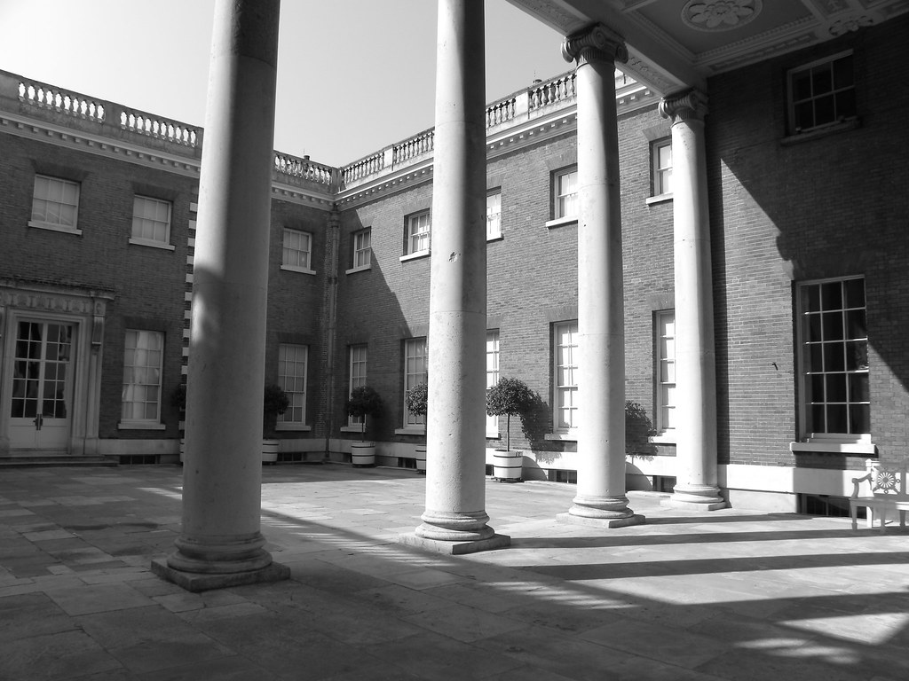 Osterley House bw foshie Flickr