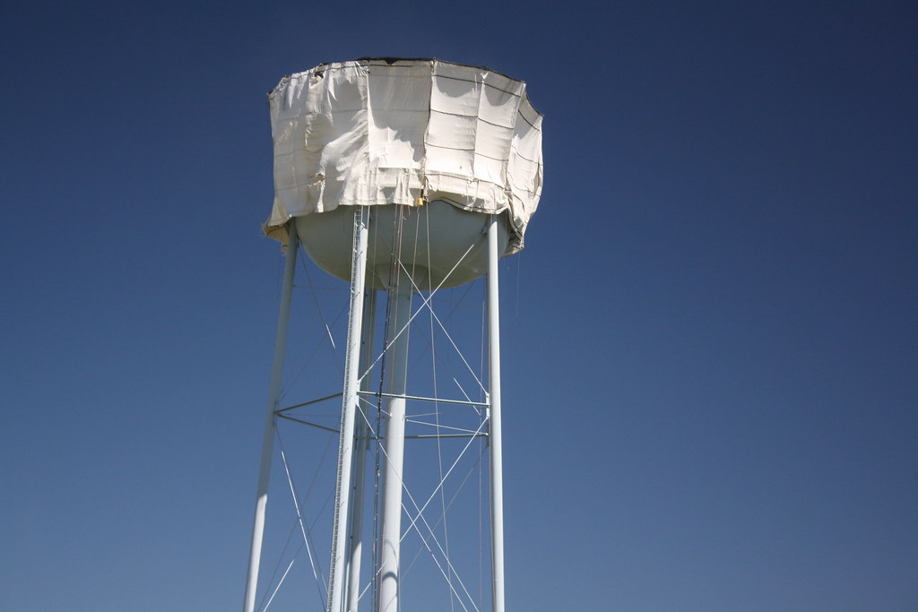 water tower does not hold water MeFromEarlier Flickr