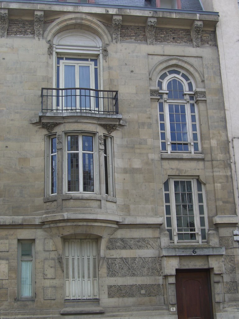 Maison et atelier d’Eugène Vallin(1896) 6/8 boulevard Lo… Flickr