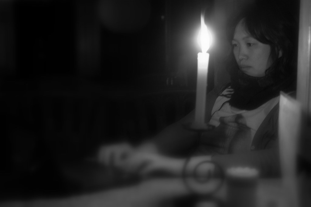 Burning the midnight candle... With the electricity cut of… Flickr