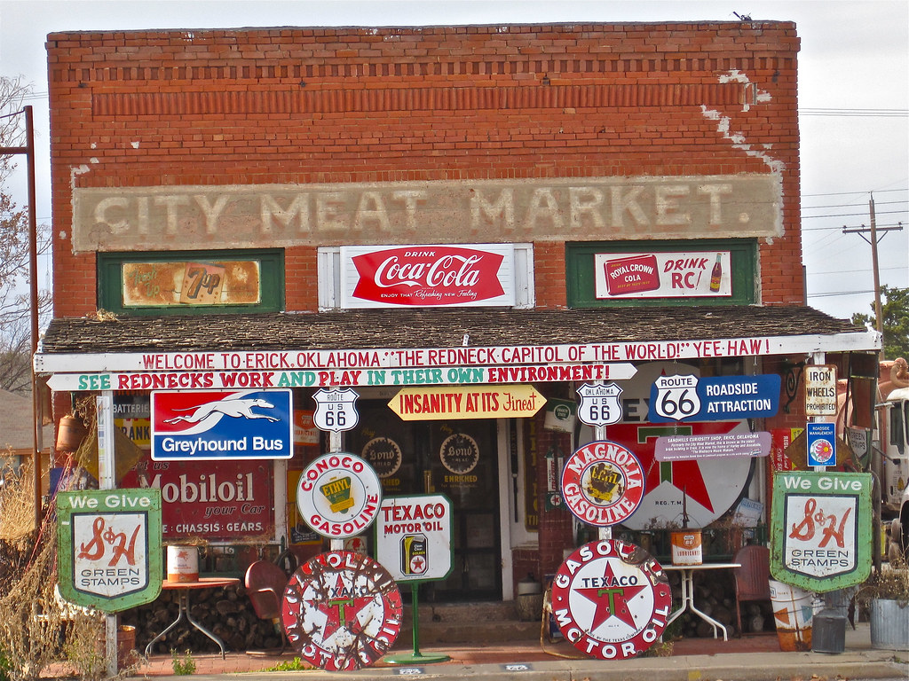 City Meat Market, Erick, OK The City Meat Market building … Flickr