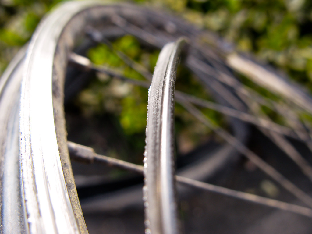 Rim failure My front tyre exploded in Scunthorpe. The whee… Flickr