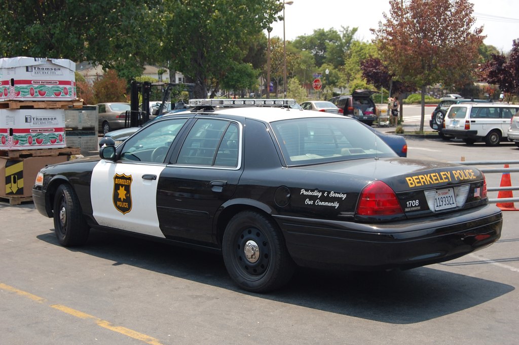 Berkeley Police Cruiser Berkeley Police car. Brian Imagawa Flickr