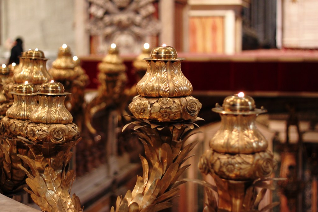 Roman Candles inside St. Peter's Basilica Cody Buffington Flickr