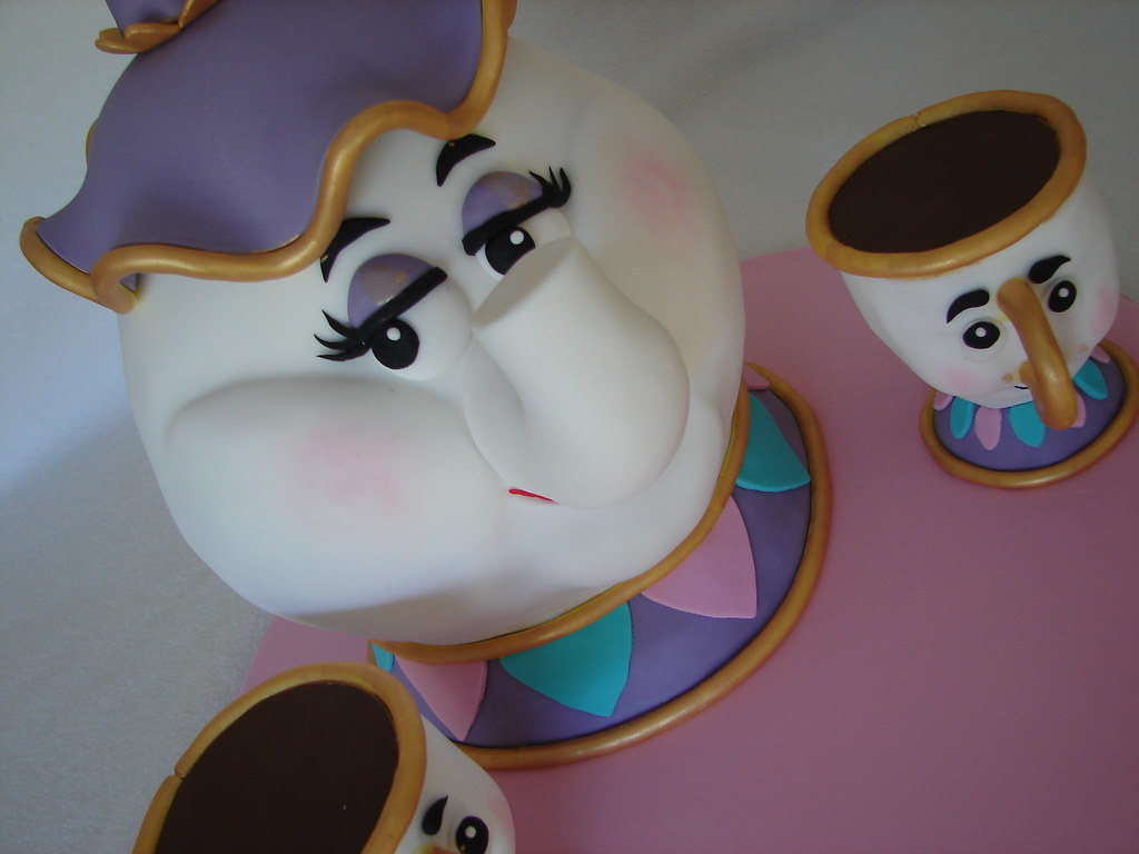 Beauty and the Beast Tea Pot cake Minerva Reyes Flickr