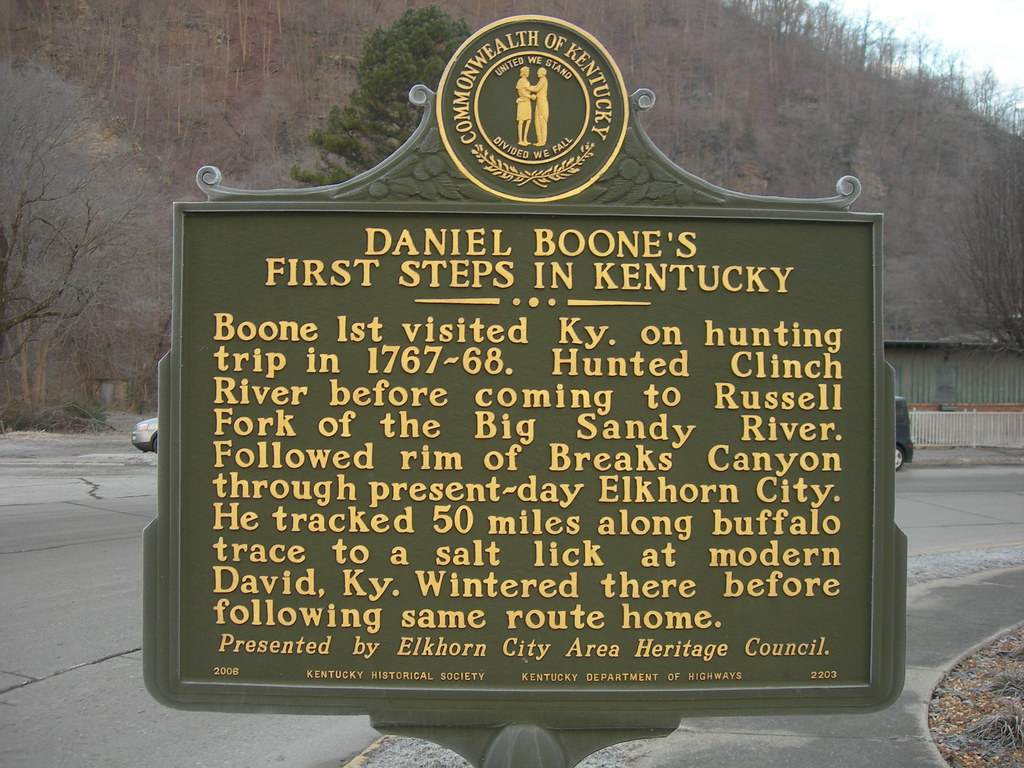 Daniel Boone in KY Historic Marker Elkhorn City, Kentucky Flickr