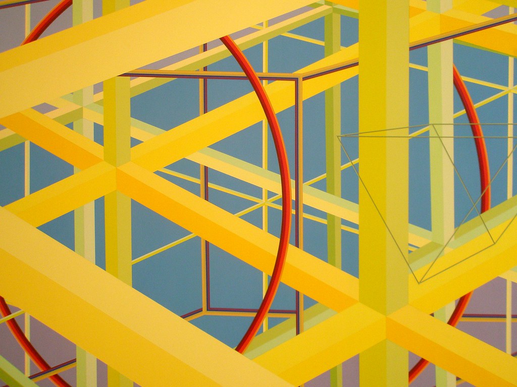 Al Held 'Bruges III', 1981, Chazen Museum of Art, Madison