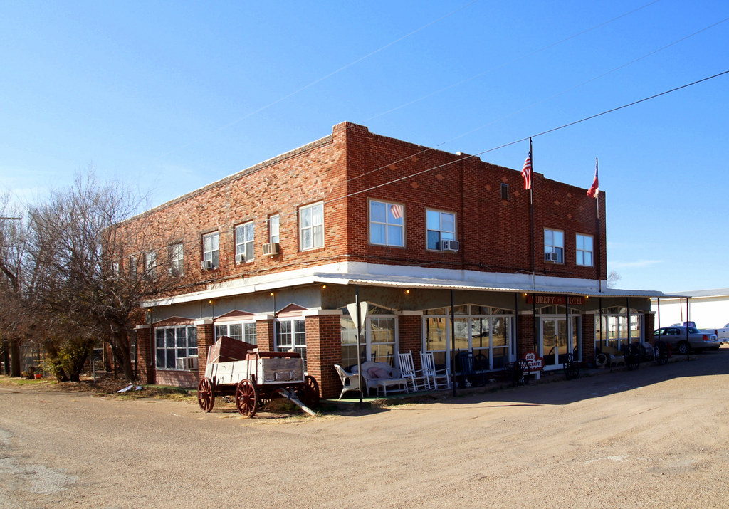 Turkey Hotel Located in Turkey, Texas, it was built in 192… Flickr