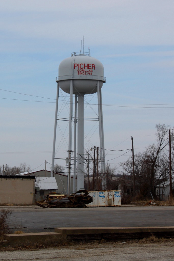 Picher, Oklahoma Water Tower Dan Davis Flickr