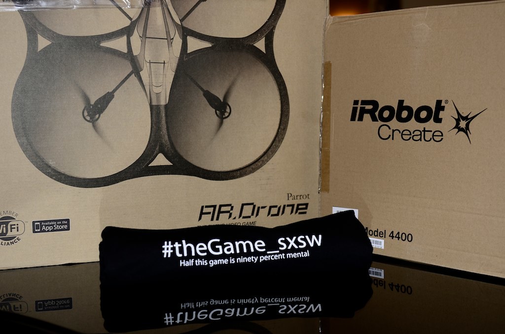 AR.Drone + iRobot Parrot WiFi Quadricopter, iRoot Create D… Flickr