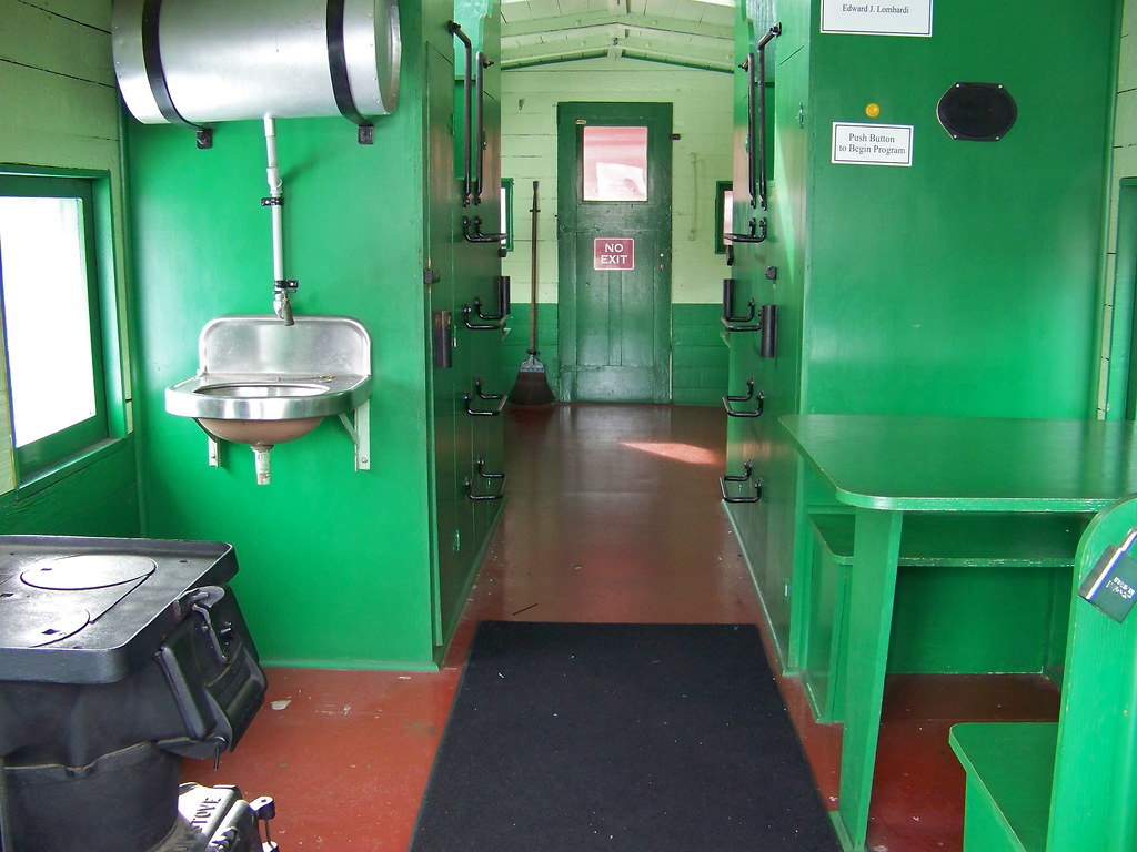 Caboose Interior This is the interior living quarters of B… Flickr