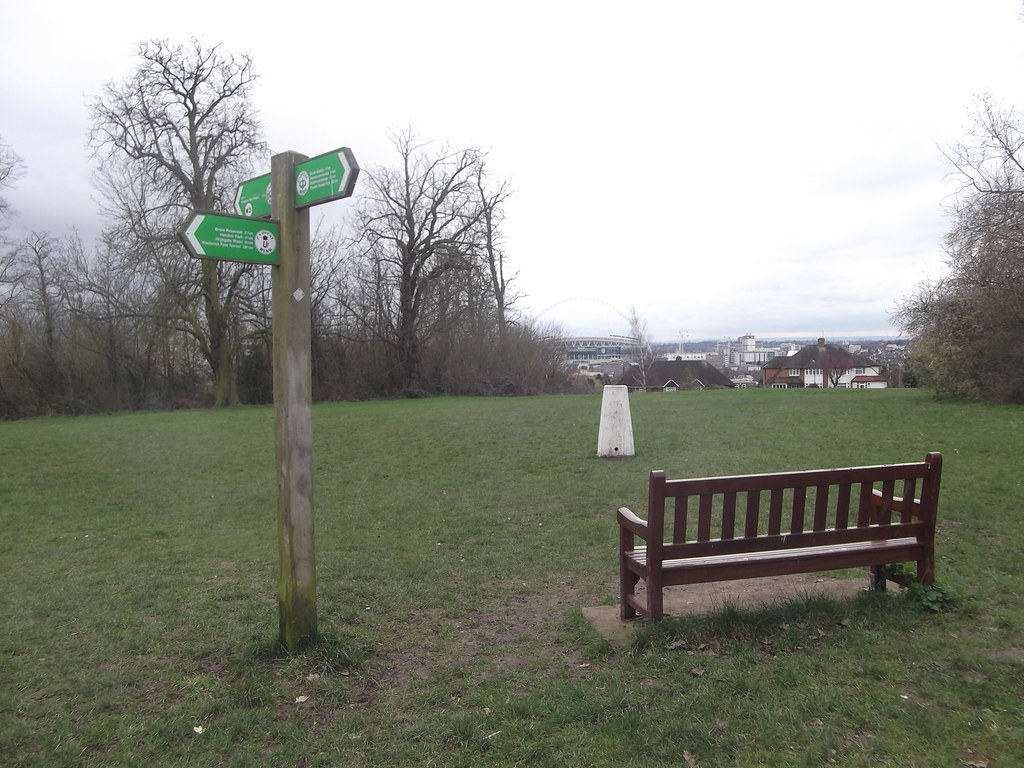 On top of Barn Hill Good views of Wembley. Matt Brown Flickr