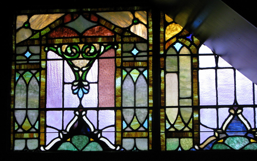 Colored Panes Amazing stained glass windows in the old Fir… Flickr