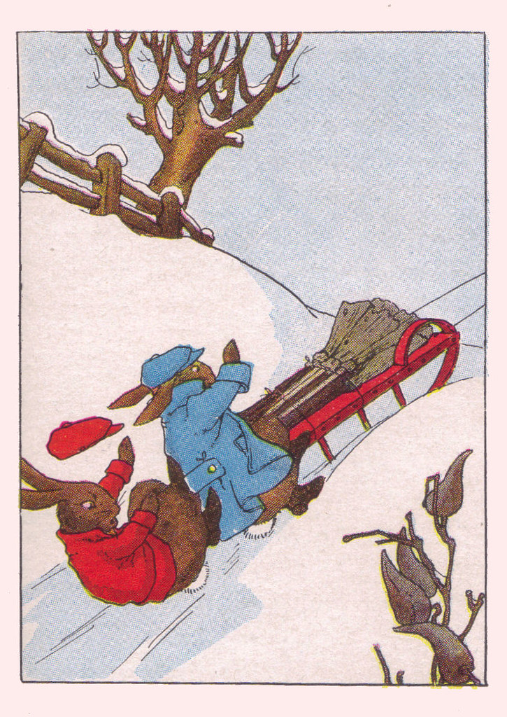 ...those two little rabbits had tumbled off and went rolli