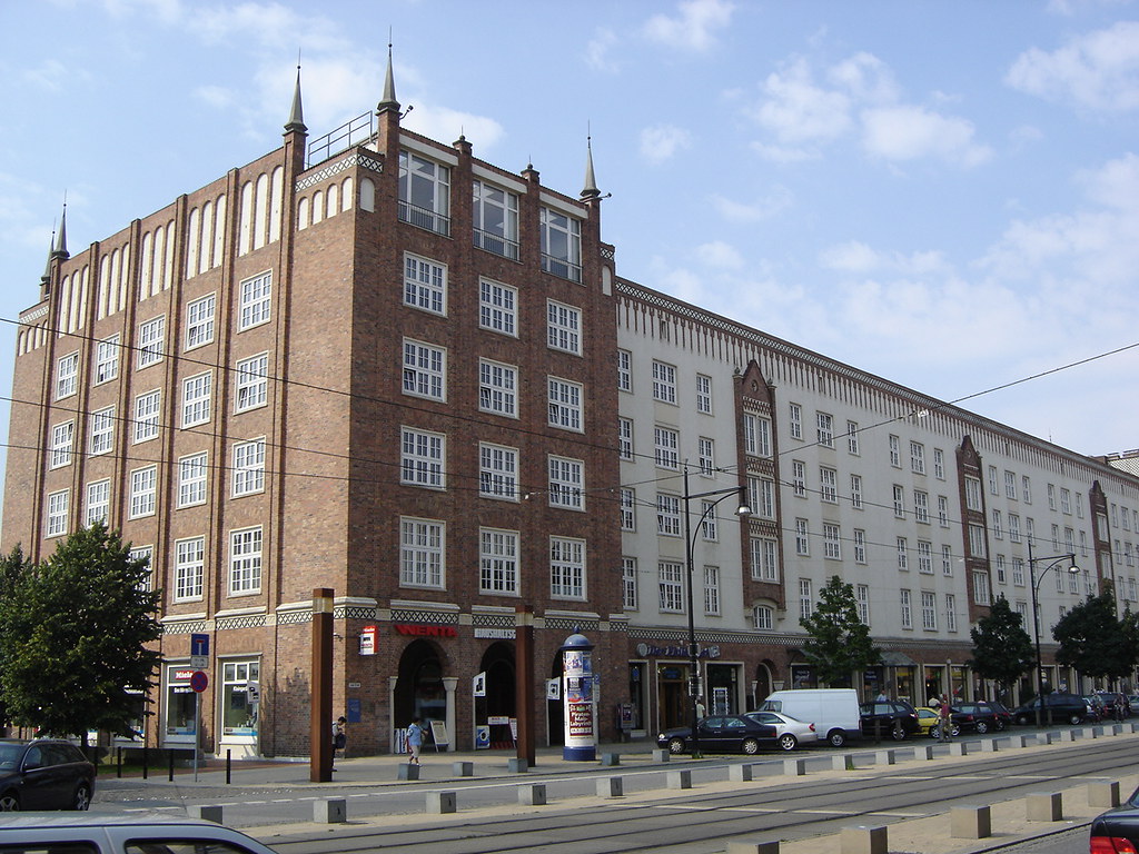 Rostock City Centre Rostock was badly damaged during World… Flickr
