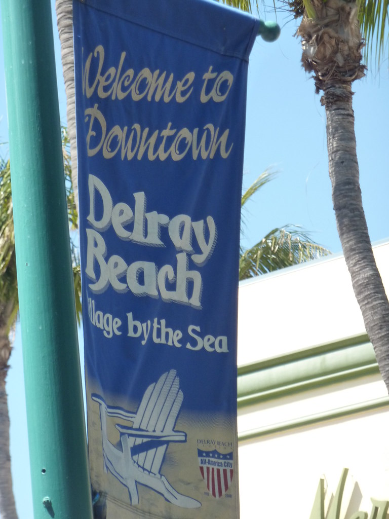 Downtown Delray Beach Downtown Delray Beach flag, Atlantic… Flickr