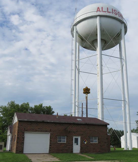 Allison, Iowa Water Tower and Butler County Courthouse Maintenance Shed