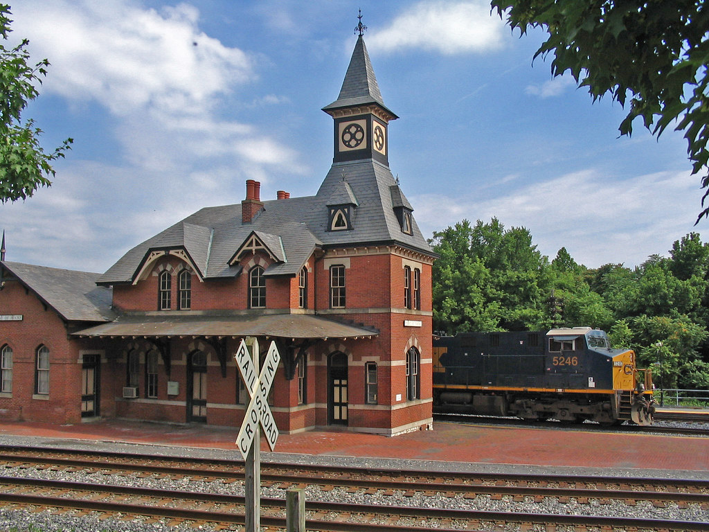 BALDWIN BUILT B&O RAILROAD STATION HISTORIC POINT OF ROCKS