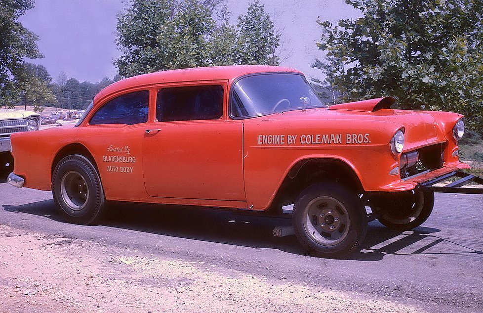 COLEMAN BROTHERS 1955 CHEVY GASSER Taken at Aquasco Speedw… Flickr