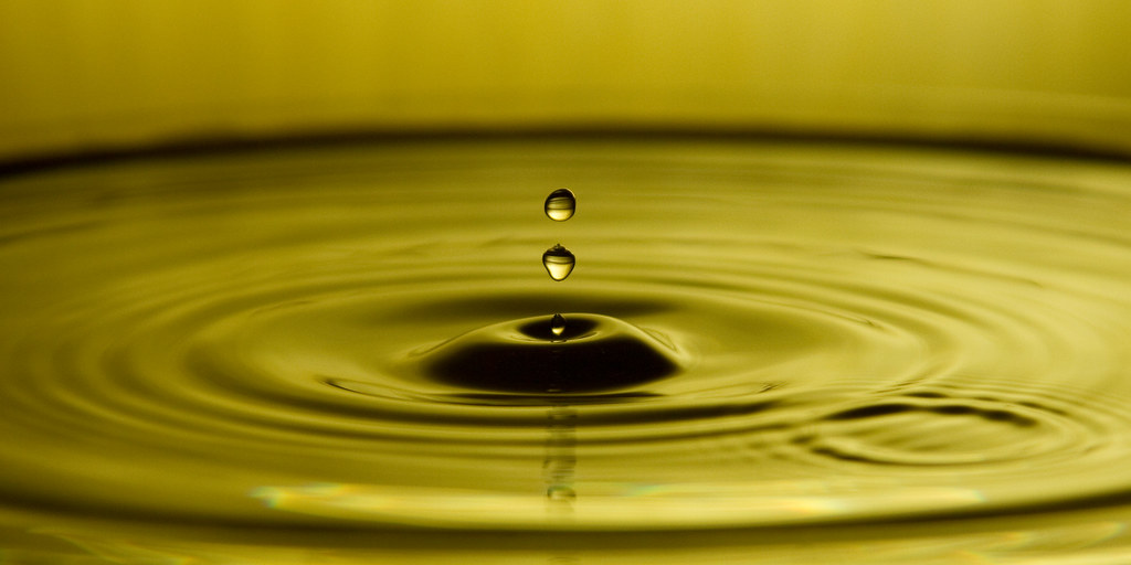 Yellow Water Drop Having fun with water today. Nat Carmichael Flickr