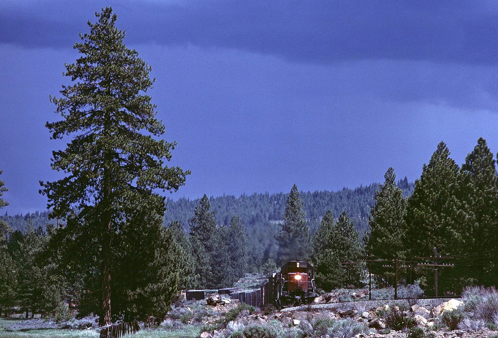 Wb freight, Grass Lake, CA 14 JunePS Rick Wright Flickr