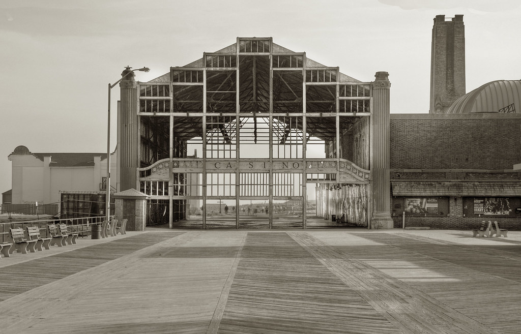 Asbury Park boardwalk in 2011 and 1935 Asbury Park,NJ Lenny Flickr