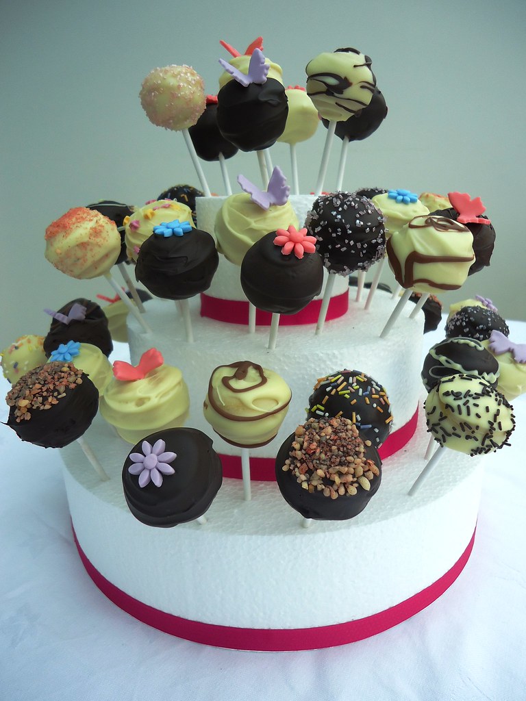 Cake Lolly Tower . Liz Berwick Flickr