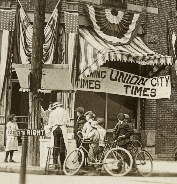 The Union City Times, Union CIty, Indiana, closeup sectio… Flickr