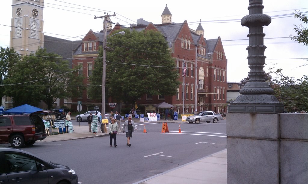 Election day Taken with picplz at Clinton Town Hall in Cli… Flickr