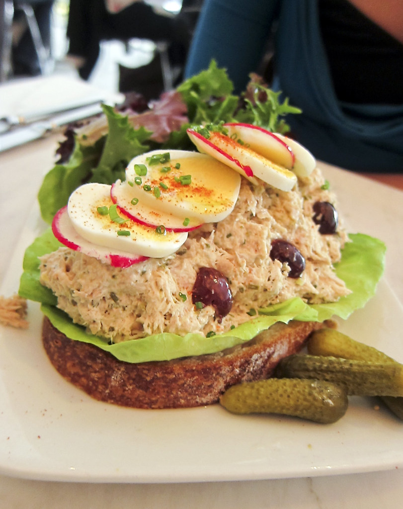 Bouchon Bakery Openface Tuna Salad Sandwich Carbzombie Flickr