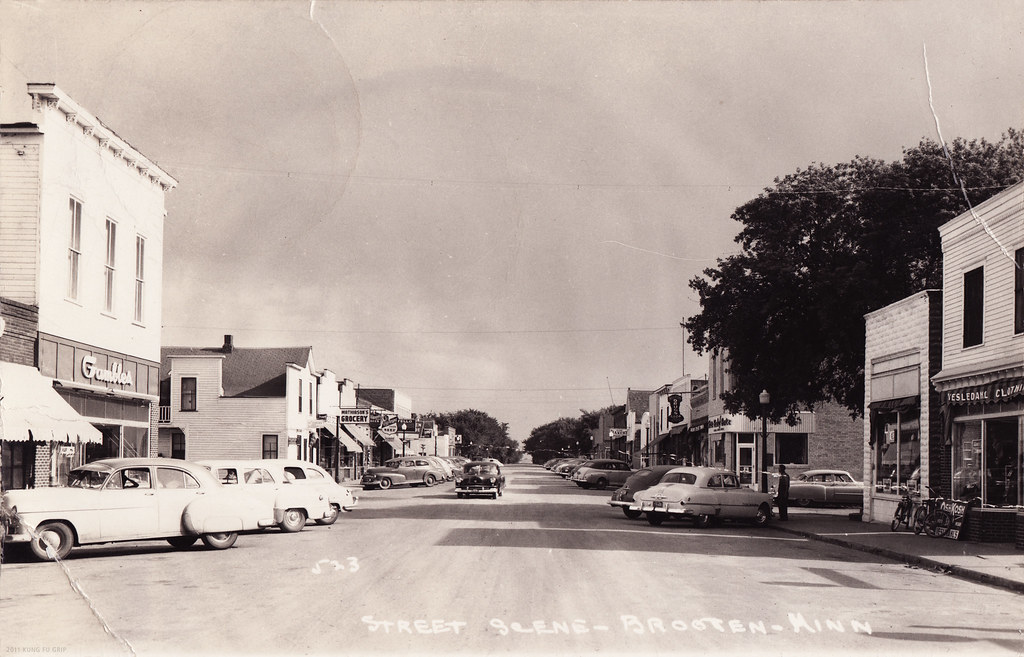 Brooten, Minnesota Sent To The Severson’s. Postmarked 1957… Vic