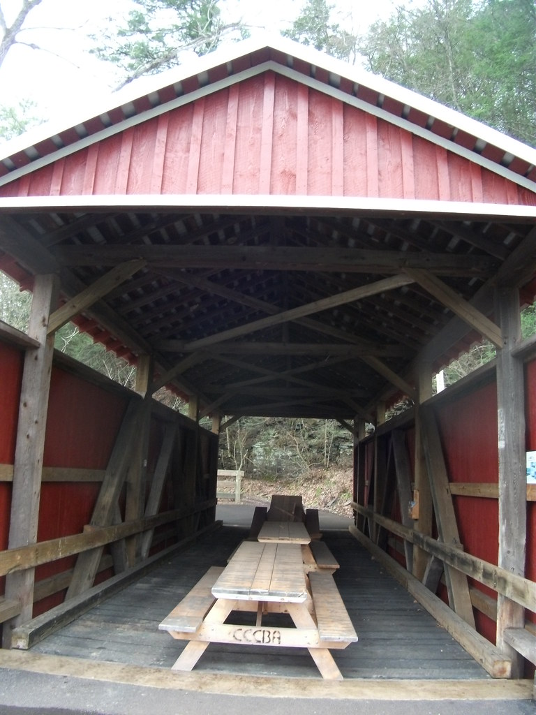 Shoemaker Covered Bridge Iola, Pennsylvania Shoemaker Co… Flickr