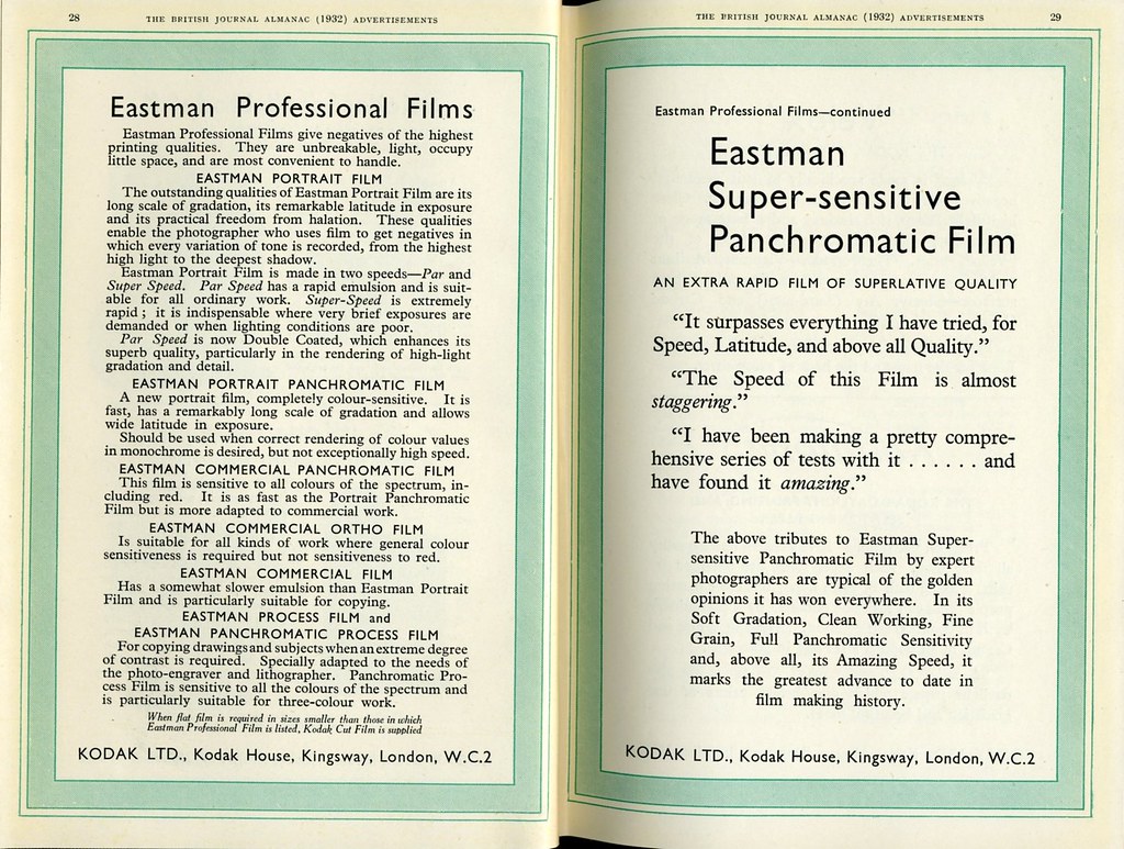 Eastman Professional Films, Eastman SuperSensitive Panchr… Flickr