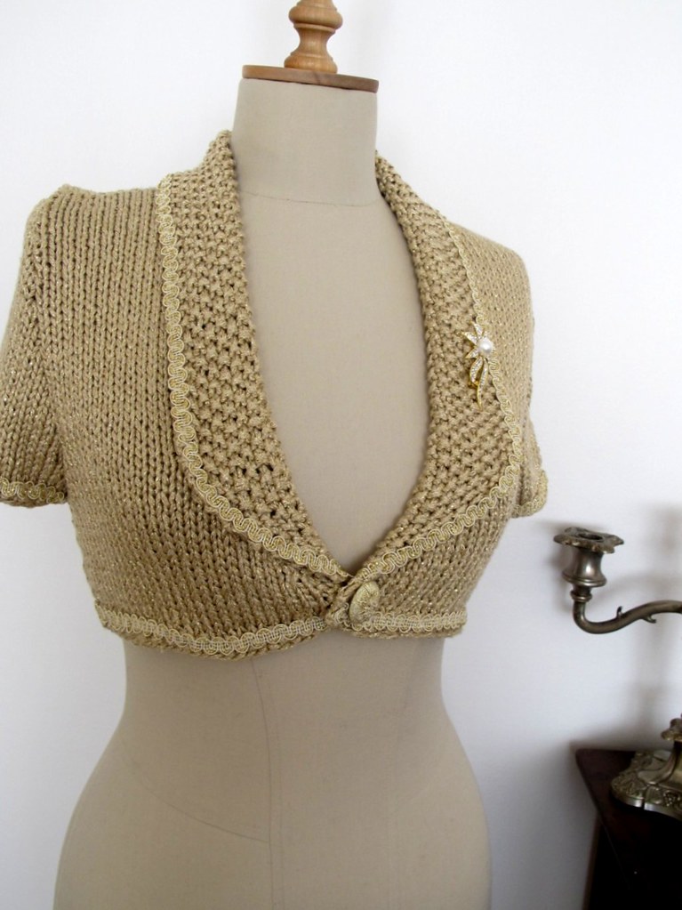 Bridal Gold Bolero Jacket Boleros Shrugs Available at my E… Flickr