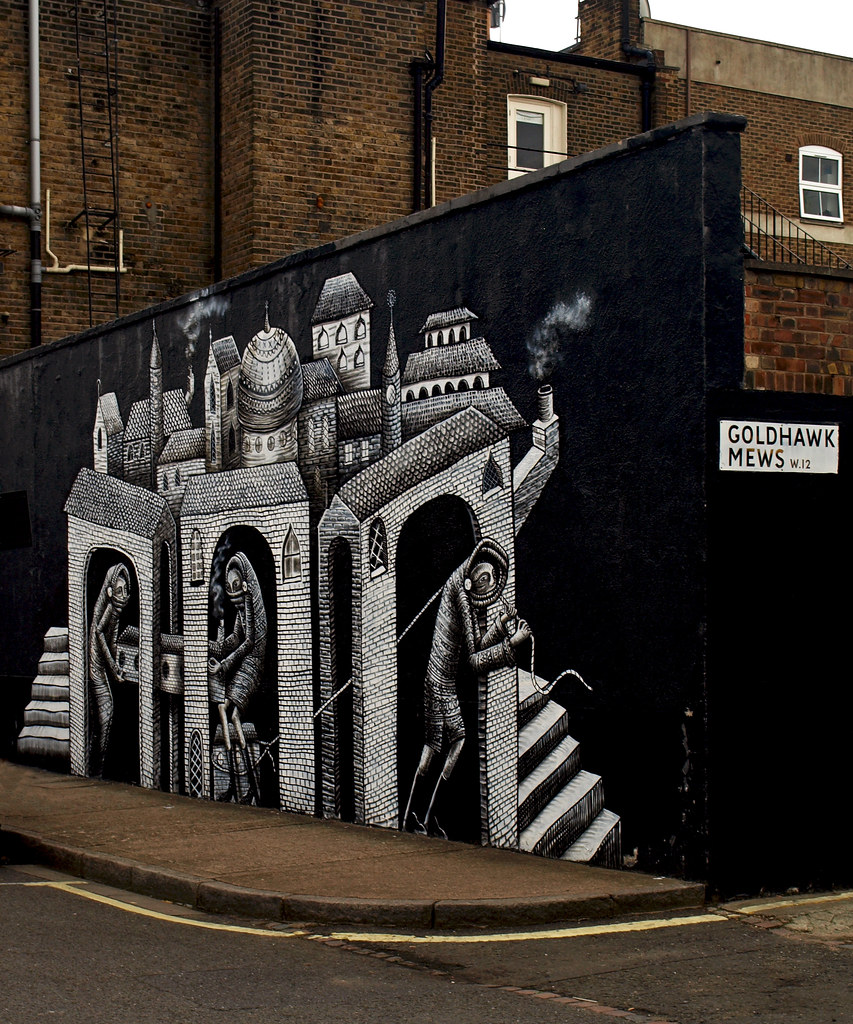 Phlegm Devonport Road, London W12. Alex Ellison Flickr