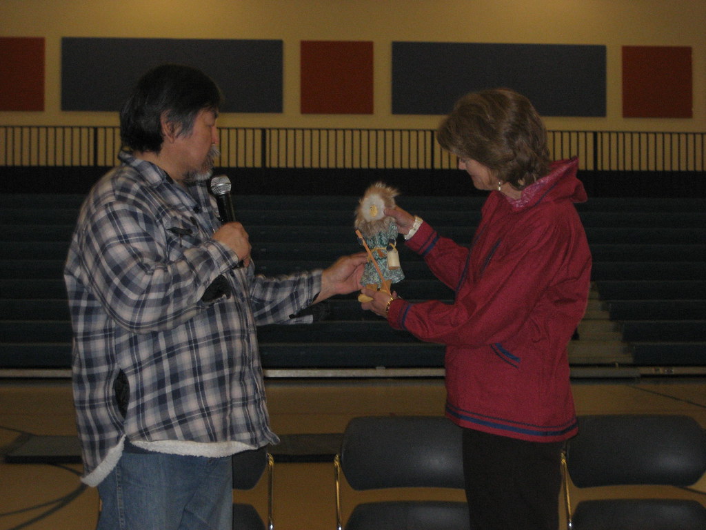 Hooper Bay April 2011 Visiting Hooper Bay High School Lisa