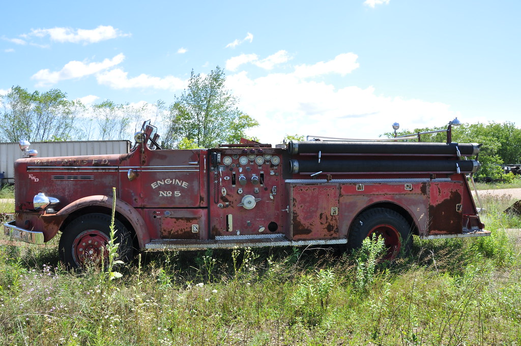 DSC_0195 Old FWD Fire Truck in Tigerton, WI Mr. Oshkosh Flickr